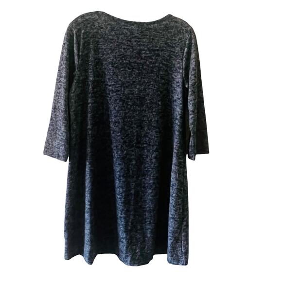 Nine Britton Stitch Fix Siona Hacci Maternity Gray A Line Tunic Dress Large NWT - Picture 3 of 9